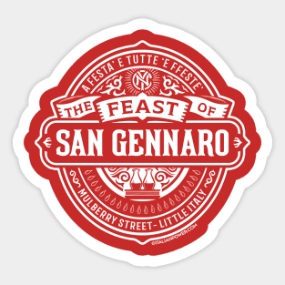 San Gennaro NYC Logo Sticker